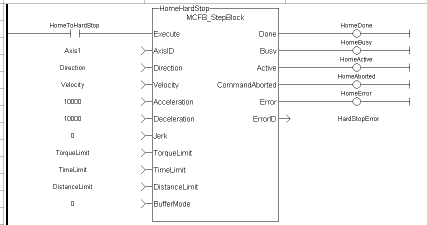 UDFB StepBlock: LD example